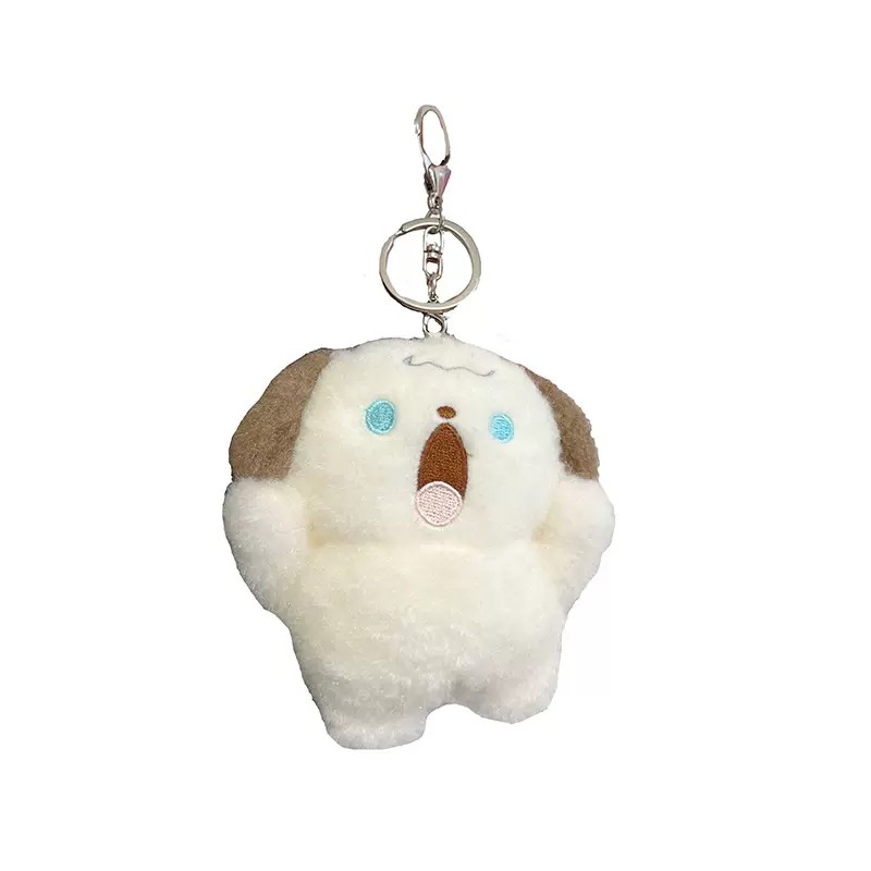 พวงกุญแจ Screaming & Shouting Puppy Dog 🐶 Kitten Cat 🐱 Teddy Bear 🐻 Bunny Rabbit 🐰 Fluffy Plush Keychain