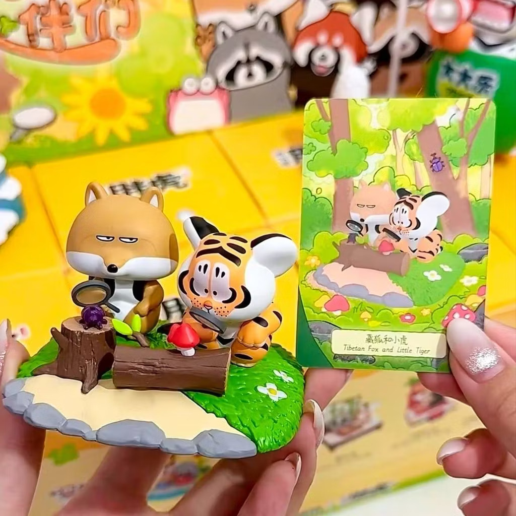 ร้าน🇹🇭 พร้อมส่ง✨ โมเดลได้ 1 ตัว - Panghu I'm Not Fat Tiger - Little Tiger and His Partners Series by Funism