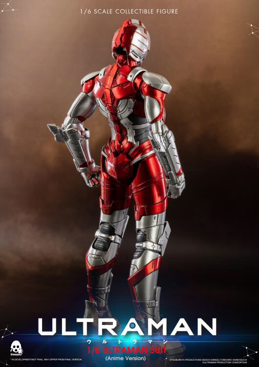 PRE-ORDER : Ultraman Suit (Anime Version) 1/6 Scale Collectible Figure By THREEZERO