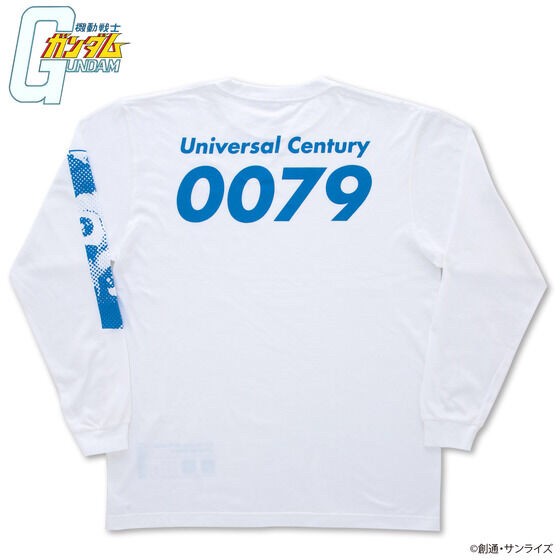 PRE-ORDER : Mobile Suit Gundam U.C.0079 Design Long Sleeve T-shirt