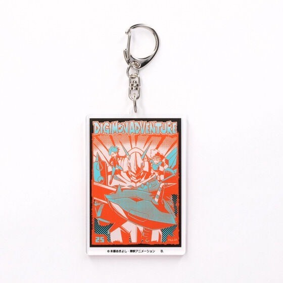 PRE-ORDER : Digimon Adventure 25th Anniversary Acrylic Keychain Designed by Kenji Watanabe