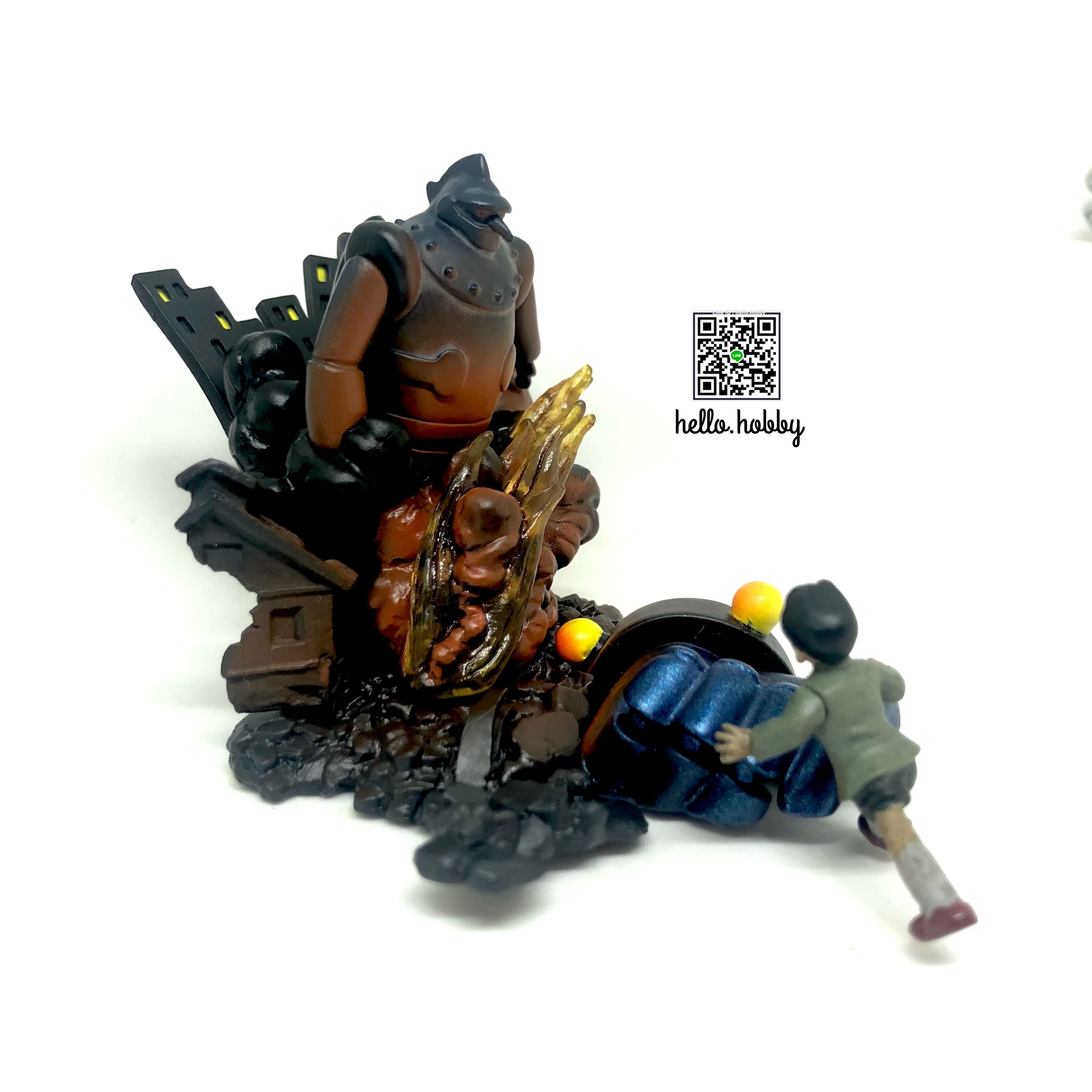 HG Gigantor Tetsujin 28 Imagination Collection Diorama Gashapon (Set of 4)