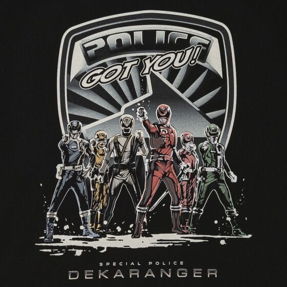 PRE-ORDER : Toei Hero T-shirt Tokusou Sentai Dekaranger American Comic Book Style Design