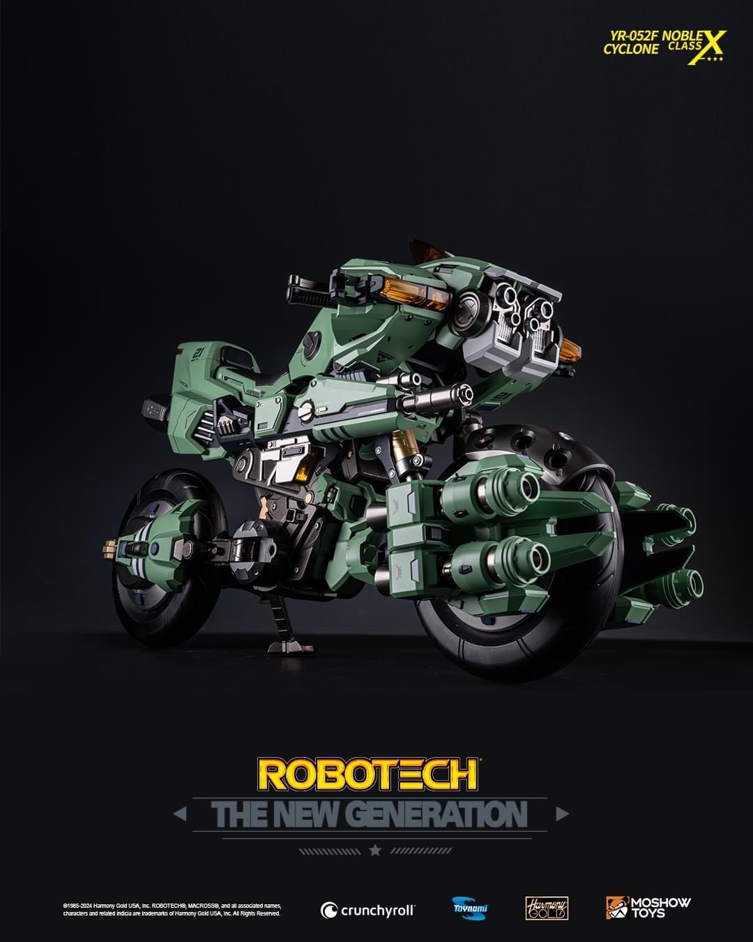 Pre-order : Noble Class X Series Robotech The New Generation: YR-052F Transformable Cyclone by Toynami x Moshow Toys