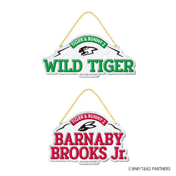 PRE-ORDER : TIGER & BUNNY 2 in NAMJATOWN Wall Hanging Nameplate