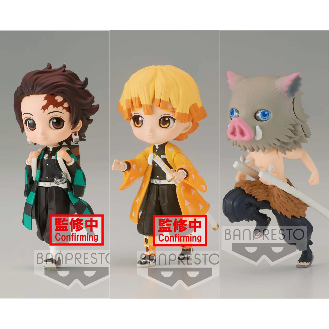 Pre-order : DEMON SLAYER: KIMETSU NO YAIBA Q POSKET PETIT VOL.6 (A:TANJIRO KAMADO) (B:ZENITSU AGATSUMA) (C:INOSUKE HASHIBIRA)
