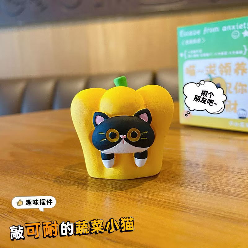 โมเดล แมวผัก Cat is Vegetable Series