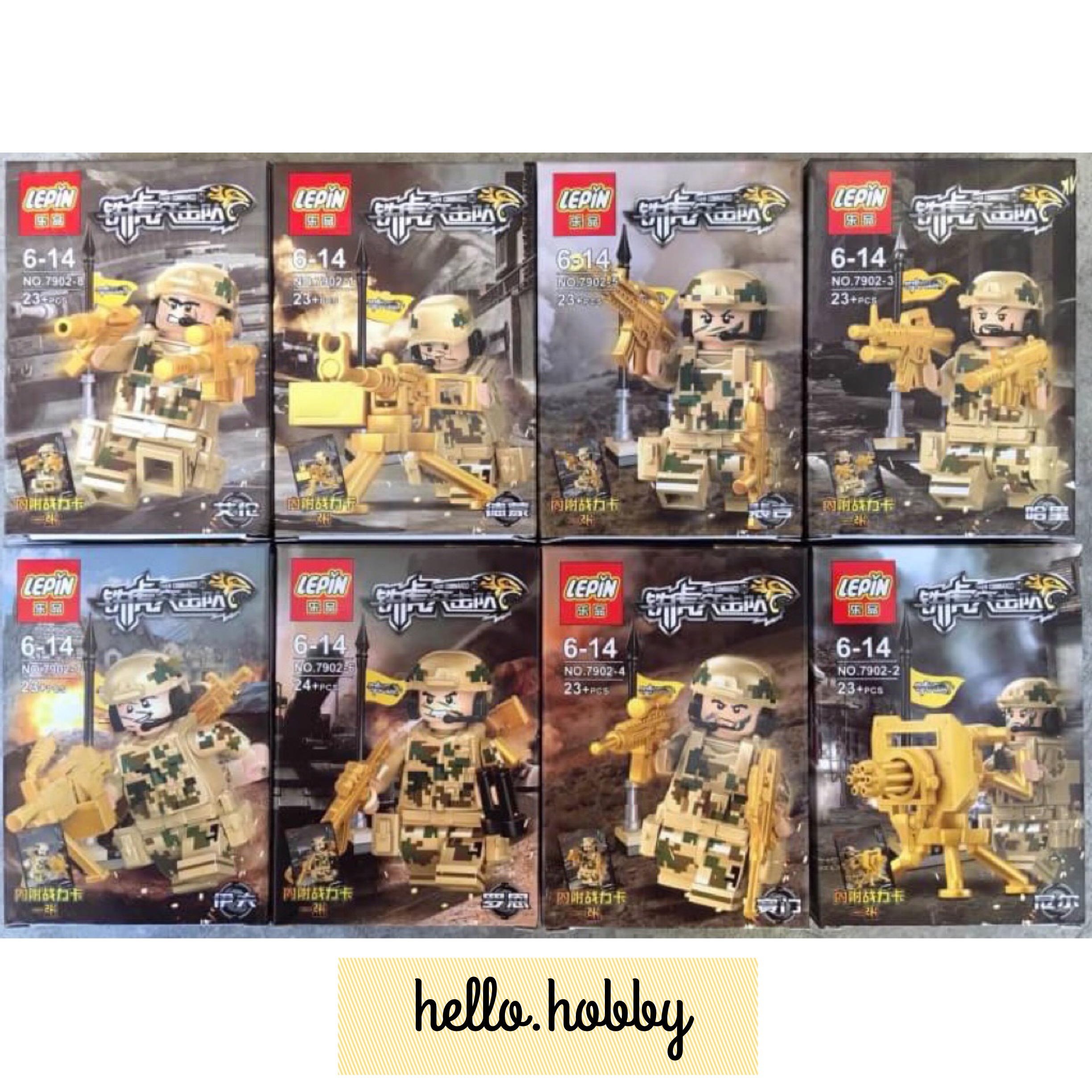 Lepin 7902 1-8 Military