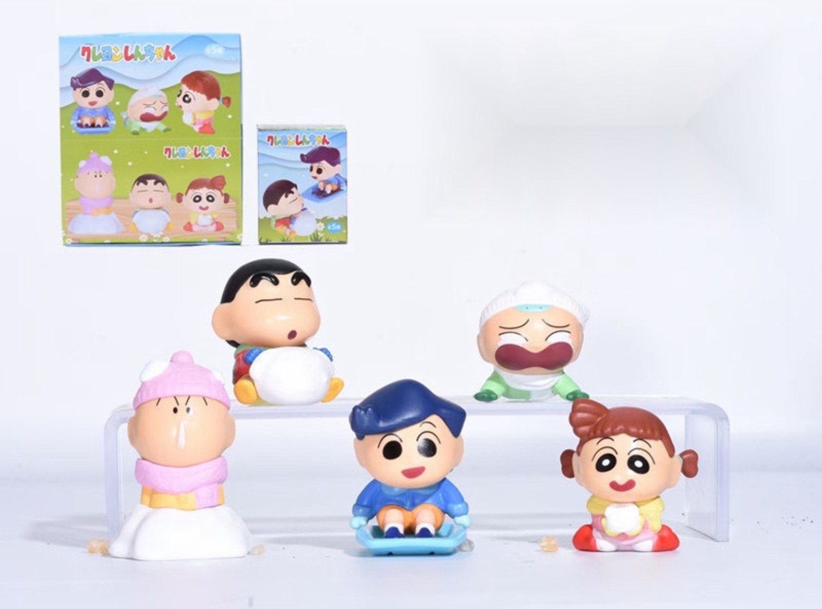 โมเดล Crayon Shinchan - Snow Battle Winter Series (Set of 5)