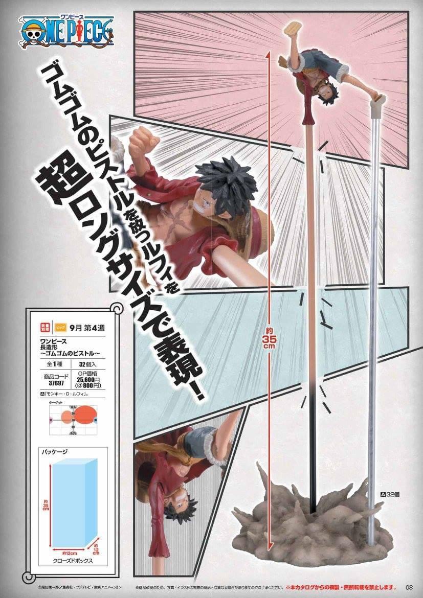 ฟิกเกอร์ One Piece - Monkey D. Luffy - Naga Zoukei - Gomu Gomu no Pistol by Banpresto