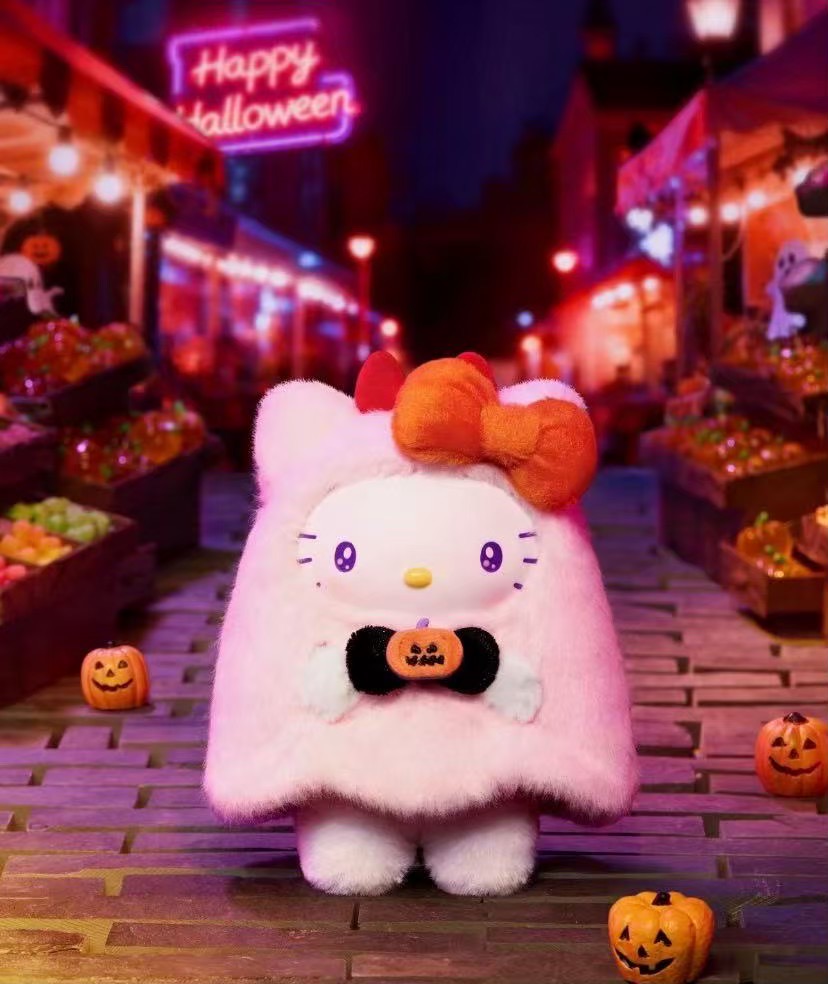 ตุ๊กตาพวงกุญแจ Sanrio - Halloween Candy Carnival Night Series Vinyl Plush Pendant Keychain by Miniso