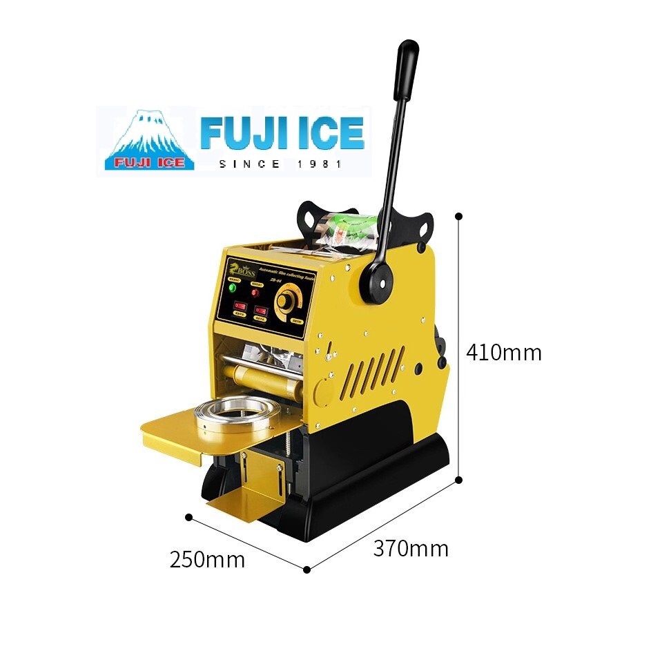 FUJI ICE เครื่องซีลแก้ว เครื่องซีลฝาแก้ว มีเซนเซอร์เลื่อนฟิล์มอัตโนมัติ ZB-04
