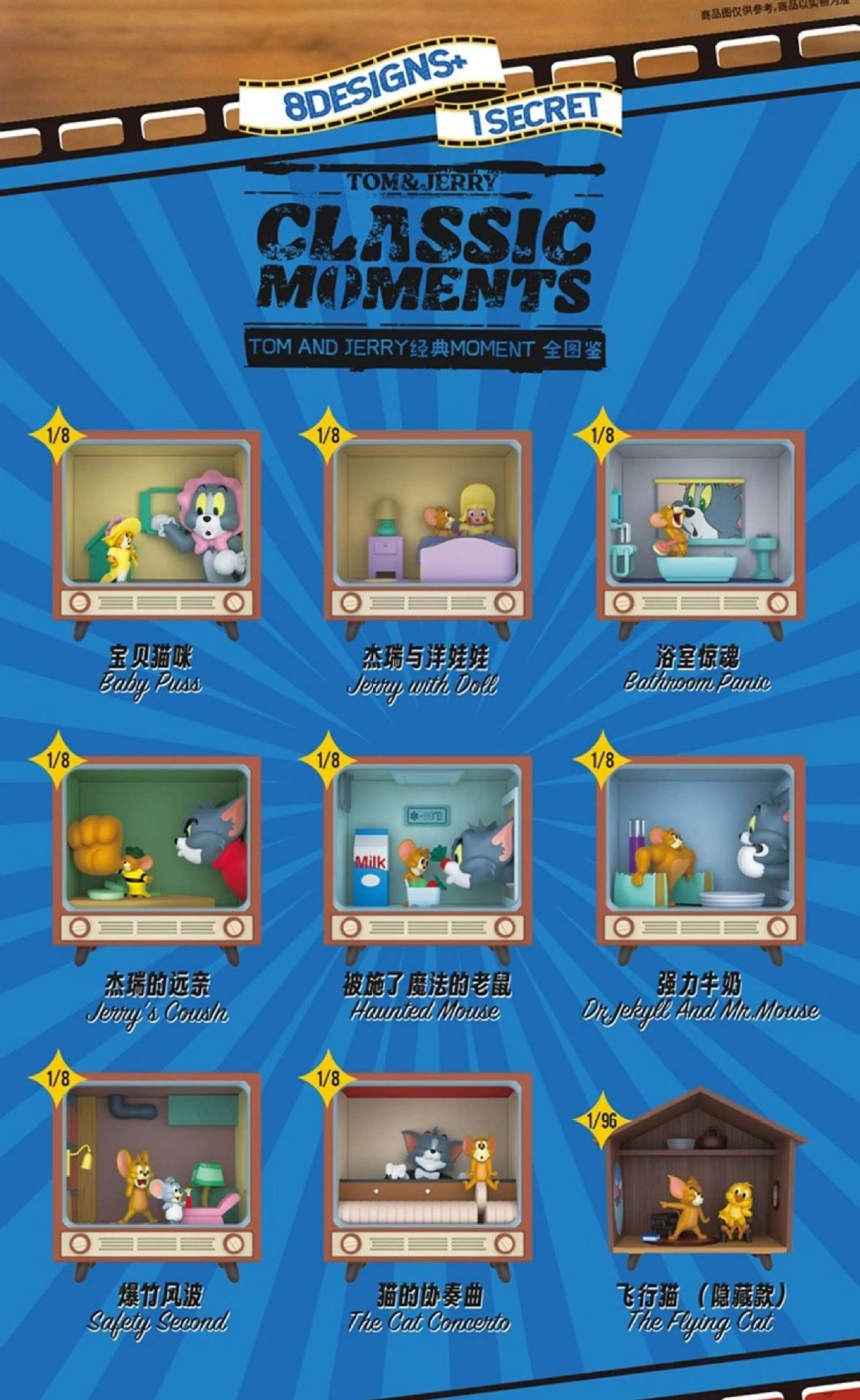 Tom & Jerry - Classic Moment Series by 52Toys