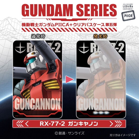 PRE-ORDER : Gundam Series PIICA+ Clear Pass Case Vol.5