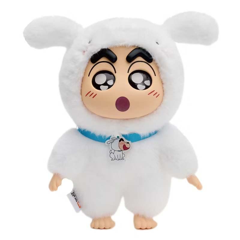 ตุ๊กตาพวงกุญแจ Crayon Shinchan Animal Party Plush Toy Series Keychain by Mokau