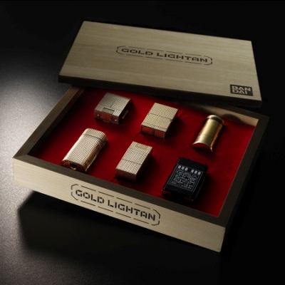 GOLD LIGHTAN: Complete set of 6 GOLD LIGHTAN LIMITED VERSION (wooden box set)