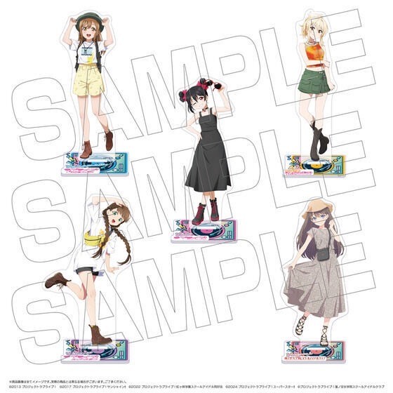 PRE-ORDER : Love Live! Series Official Music Party @C104 Acrylic Stand (5 types)