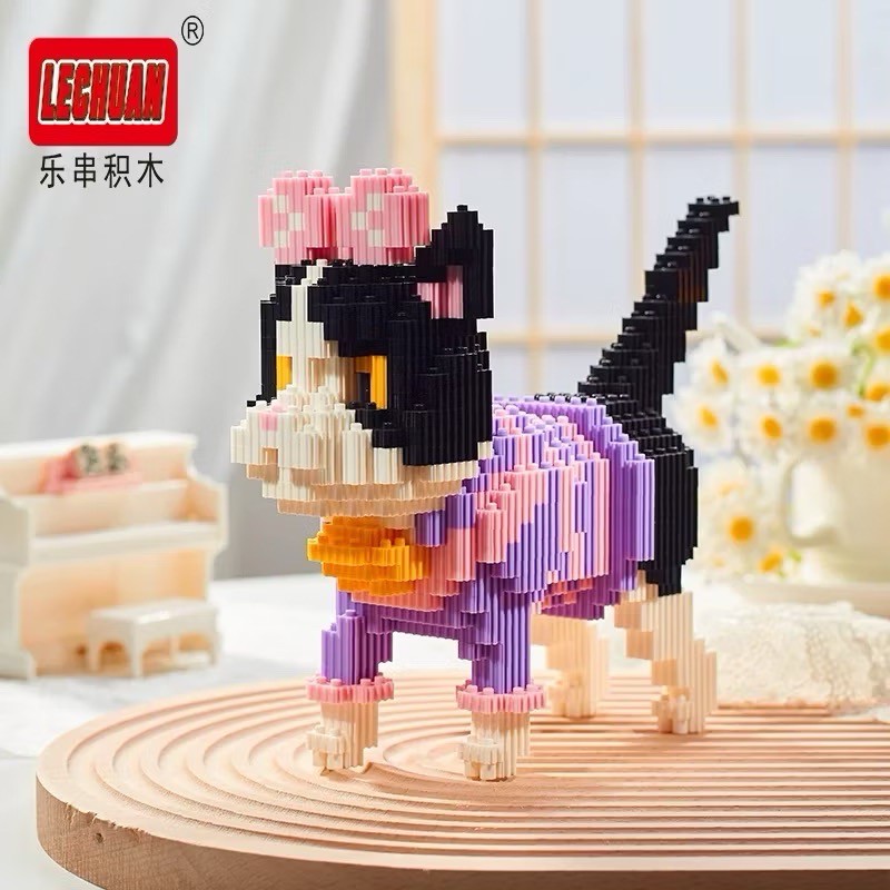 ตัวต่อนาโนแบบเฟือง Size XL - Lechuan 68691 - 68694 Cat Costume