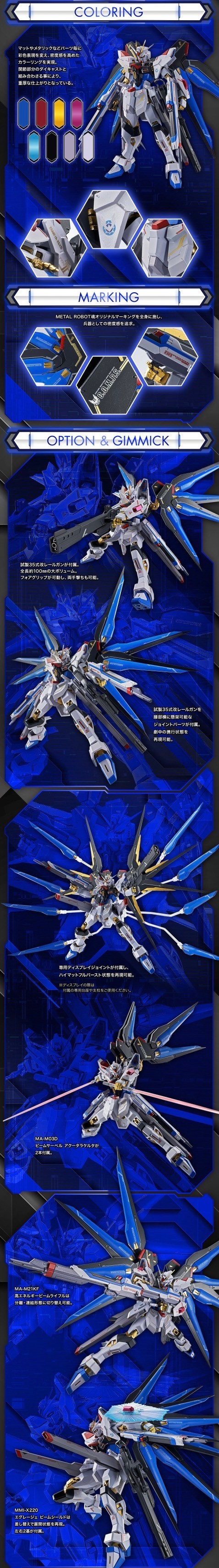 PRE-ORDER : METAL ROBOT Soul <SIDE MS> Strike Freedom Gundam Type 2