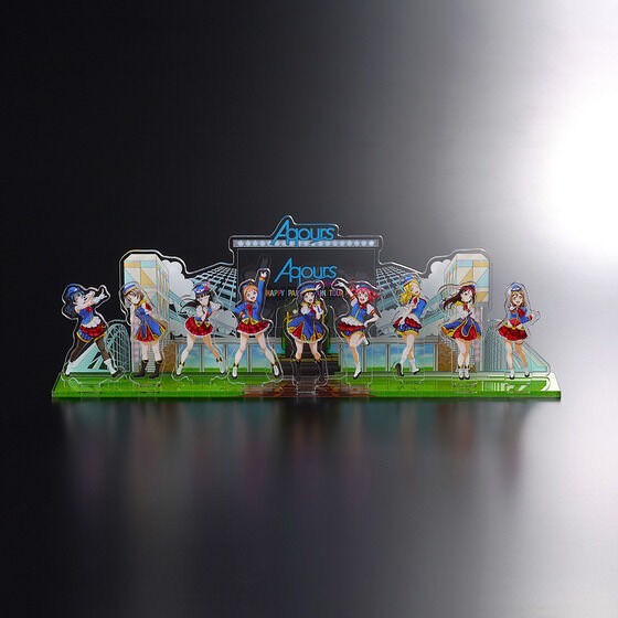 PRE-ORDER : Love Live! Sunshine!! Uranohoshi Girls' High School Store Live Stage Acrylic Diorama Aqours 2nd LoveLive! HAPPY PARTY TRAIN TOUR
