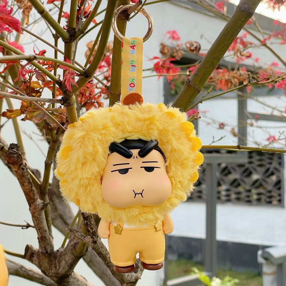 โมเดลพวงกุญแจ Crayon Shinchan - Fruit Cottage Series Pendant Keychain by Top Toy