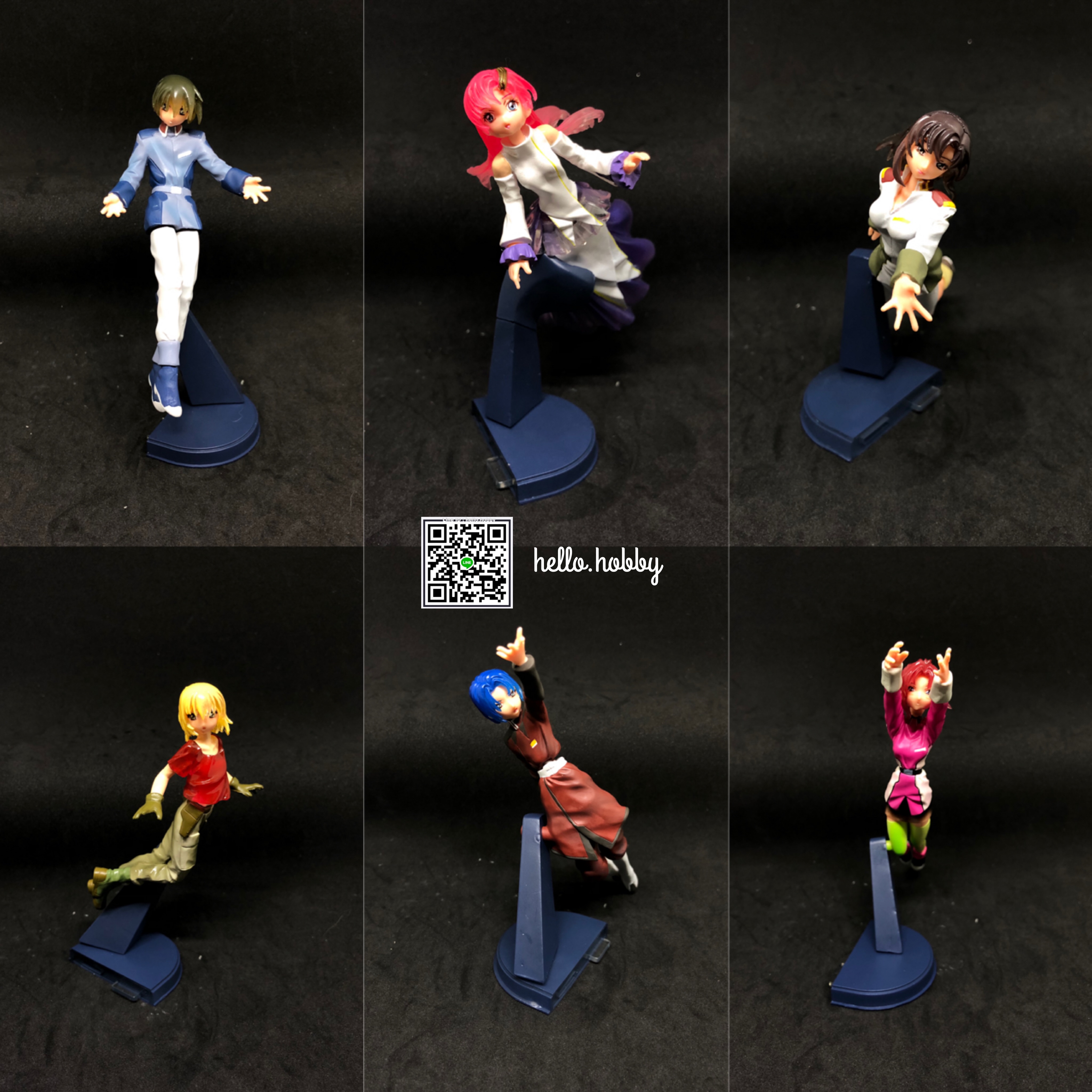 Haro Capsule Gundam SEED 1 New Color Ver. Trading Figure (Set of 6) by MegaHouse