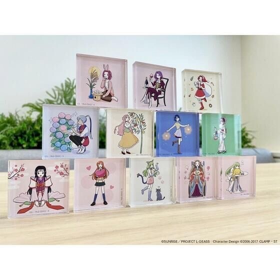 PRE-ORDER : Code Geass Lelouch of the Rebellion Petit Yuru Code Geass Life Miniature Acrylic Block (24 types)