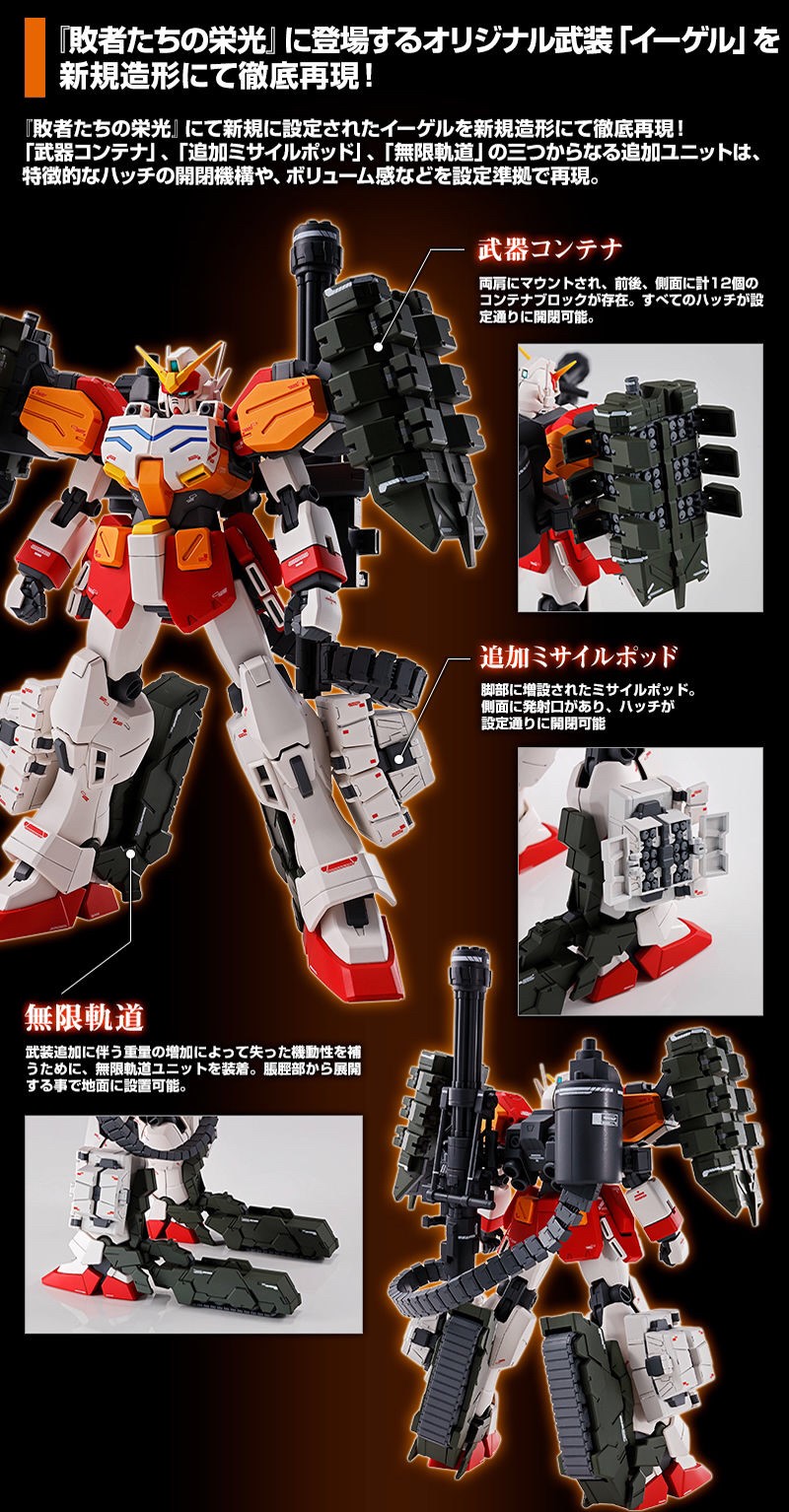 PRE-ORDER : MG 1/100 GUNDAM HEAVYARMS EW (IGEL UNIT) PLASTIC MODEL
