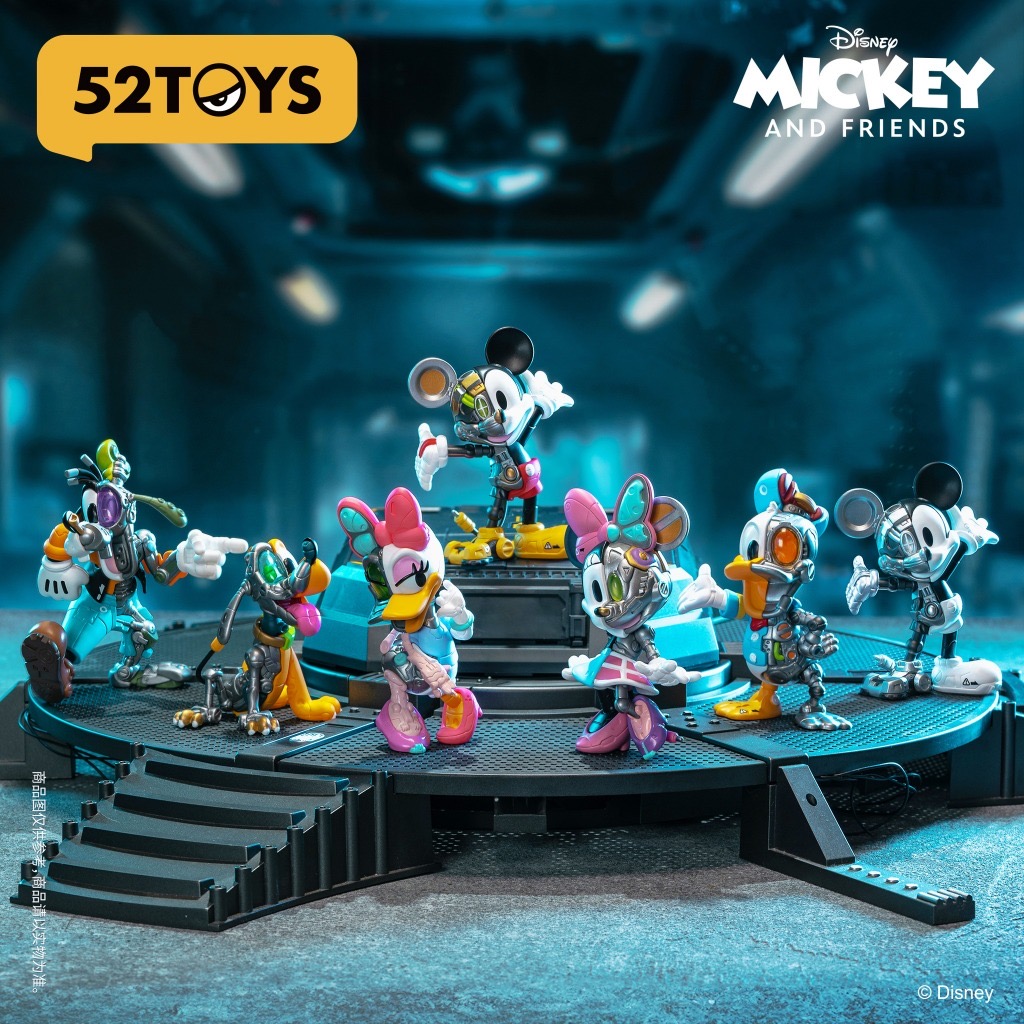 โมเดล ได้ 1 ตัว | Disney - Mickey and Friends Cyborg Series by 52Toys