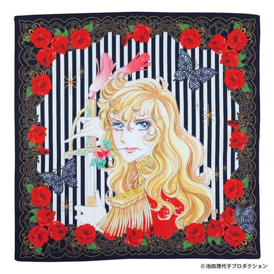 PRE-ORDER : Rose of Versailles ANNA SUI Print Handkerchief
