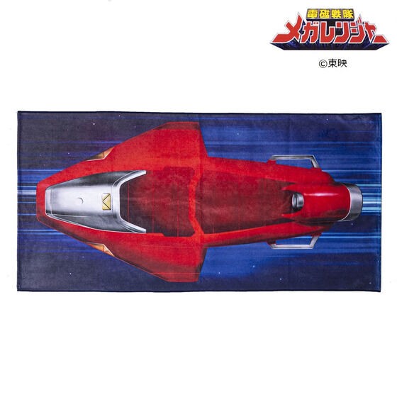 PRE-ORDER : Denji Sentai Megaranger Cyber Slider TMY Pattern Bath Towel