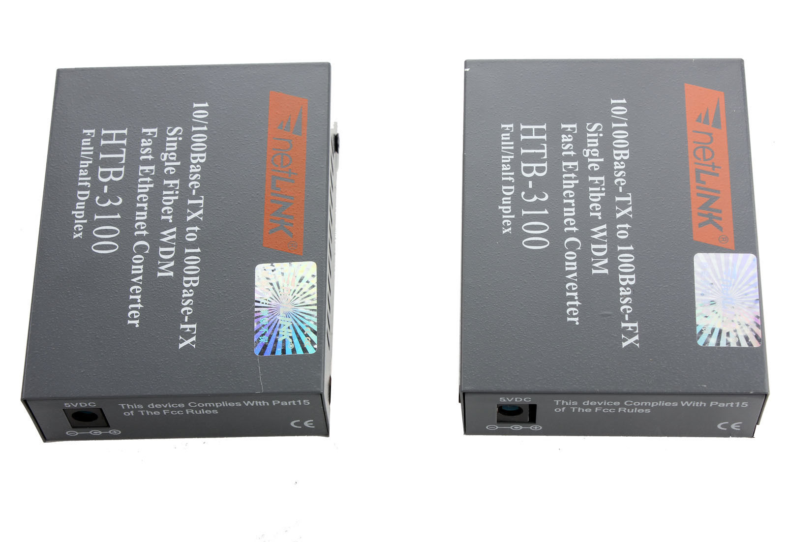 HTB-3100 netLINK 10/100M Single-mode Single-fiber WDM Fiber Media Converter