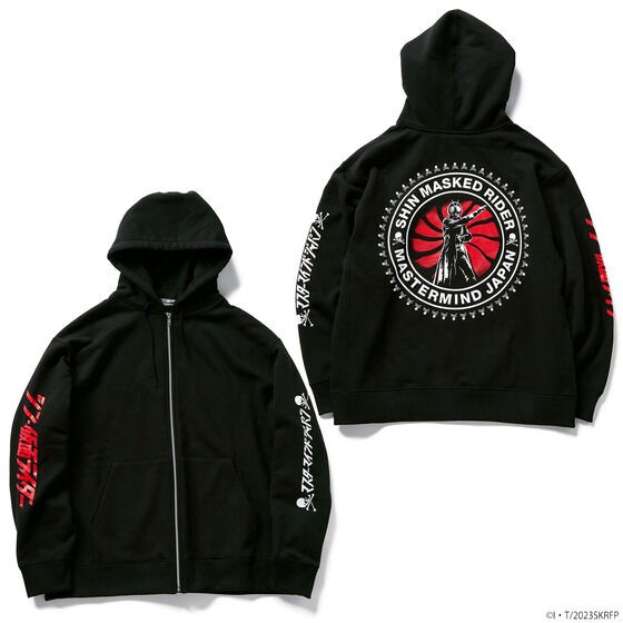 PRE-ORDER : "Shin Kamen Rider" mastermind JAPAN Zip Hoodie Circle Pattern