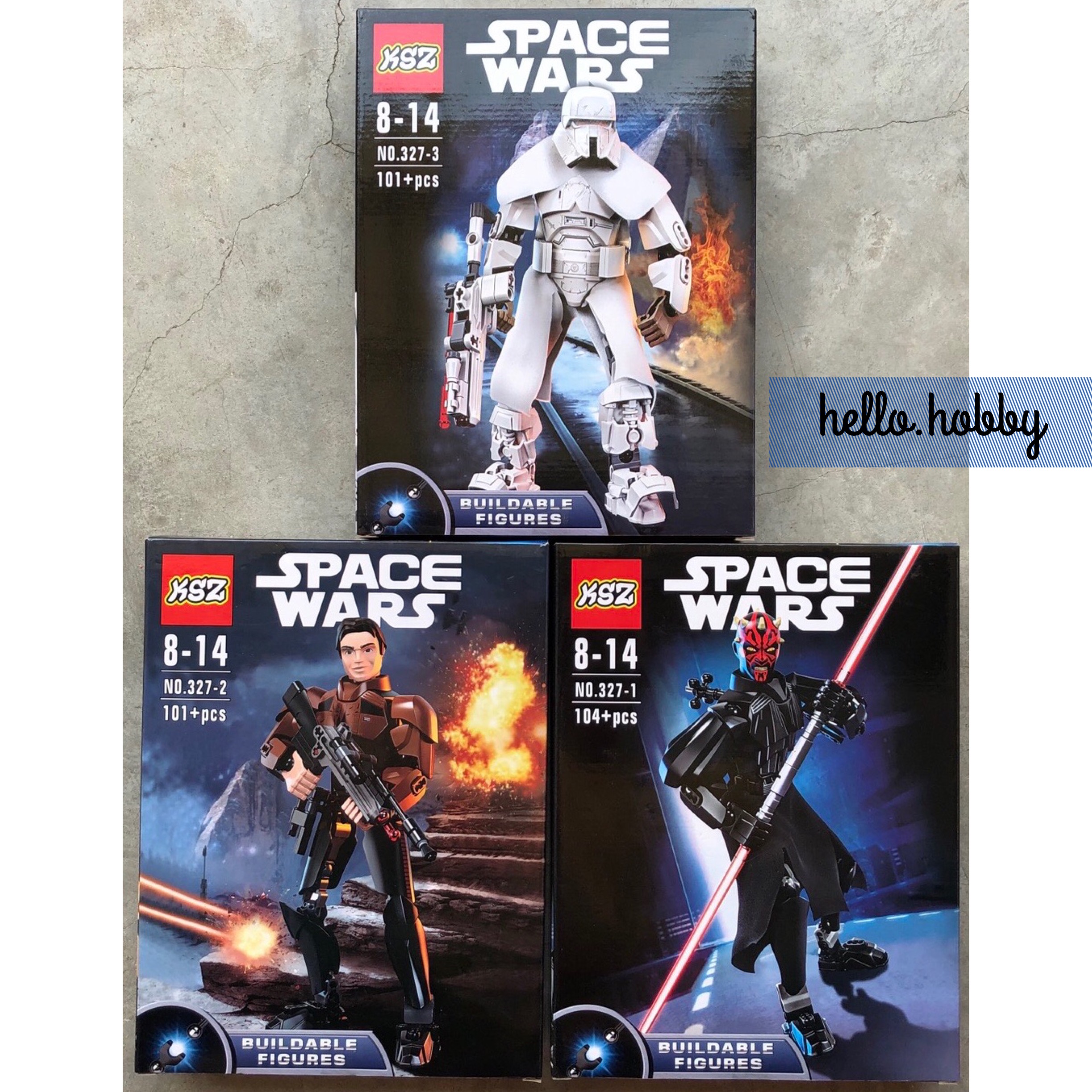 KSZ 327 1-3 Buildable Figure Star Wars