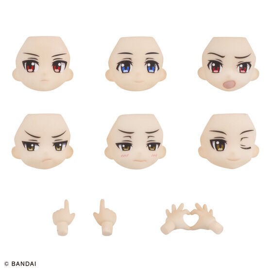 PRE-ORDER : AQUA SHOOTERS! Face Parts Set 04 Another Color