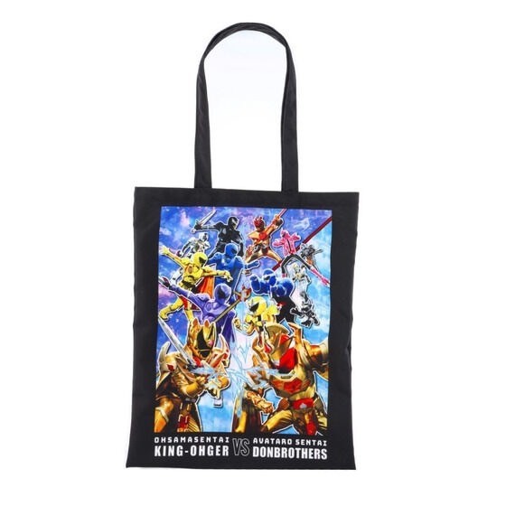 PRE-ORDER : "King-Ohger VS Donbrothers" "King-Ohger VS Kyoryuger" Luxurious 2 Features Tote Bag (Vertical)