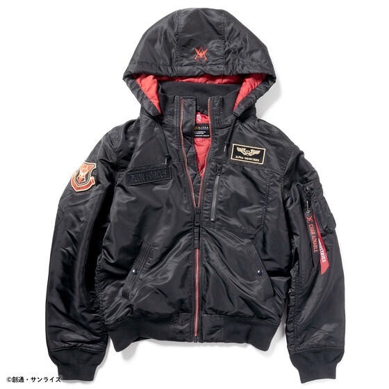PRE-ORDER : STRICT-G ALPHA Hooded Rib Jacket "Mobile Suit Gundam"