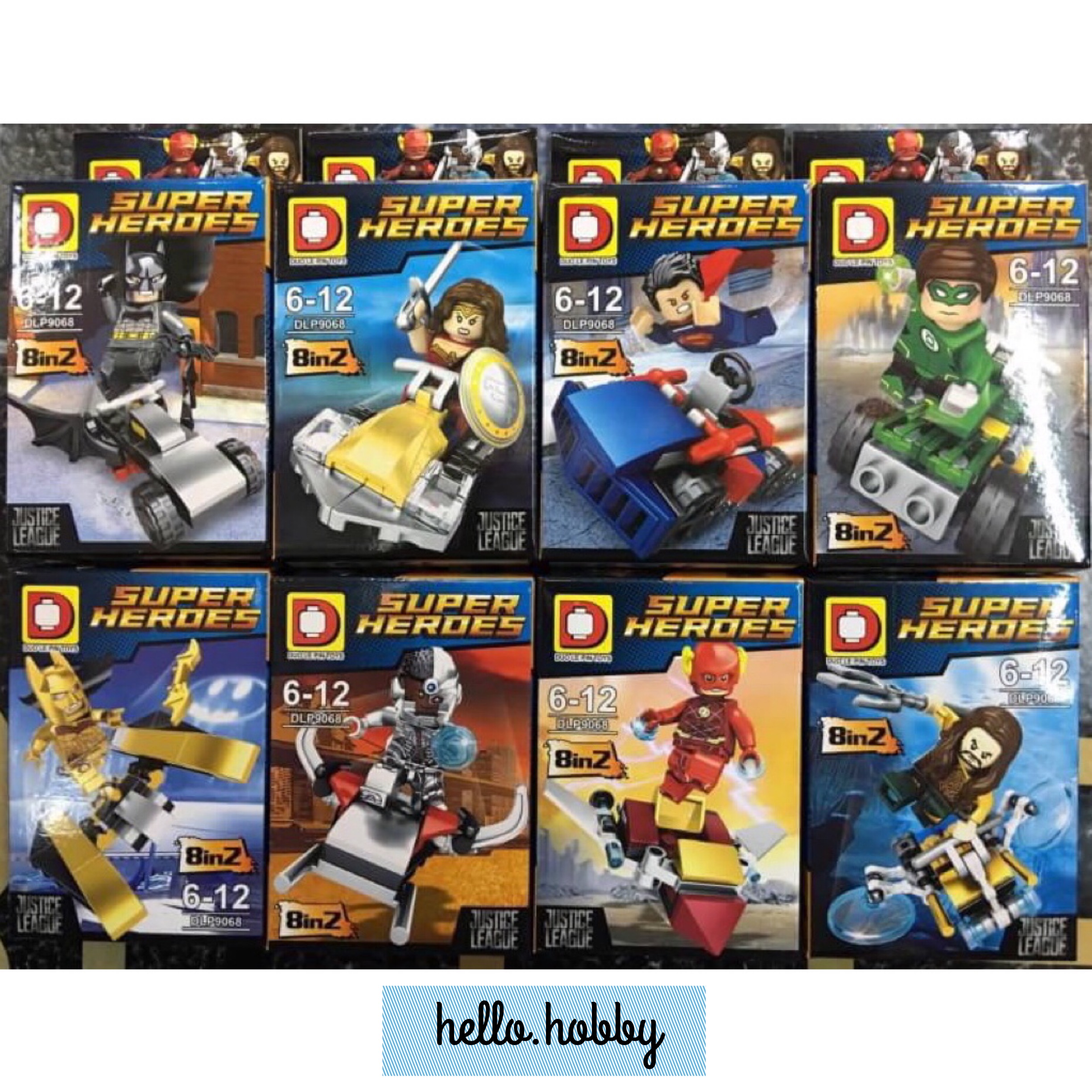 DLP 9068 1-8 Super Heroes 8 in 2