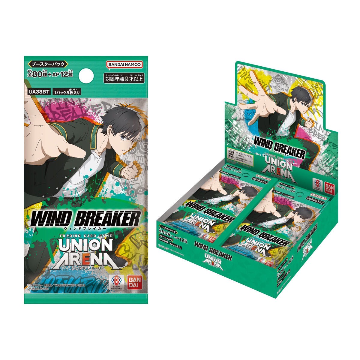 PRE-ORDER : UNION ARENA Booster Pack WIND BREAKER [UA38BT]