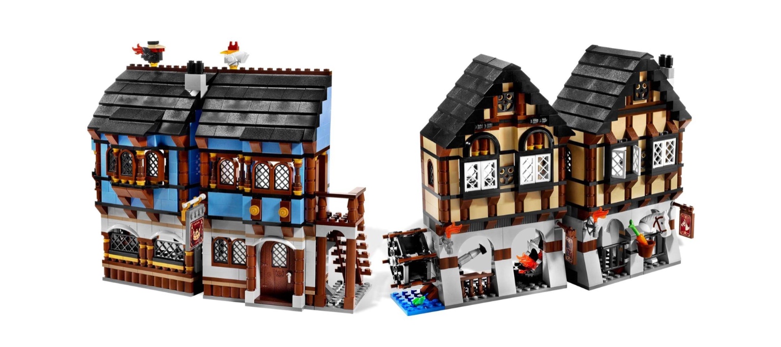 Lepin 16011 Medieval Market Village 1601pcs