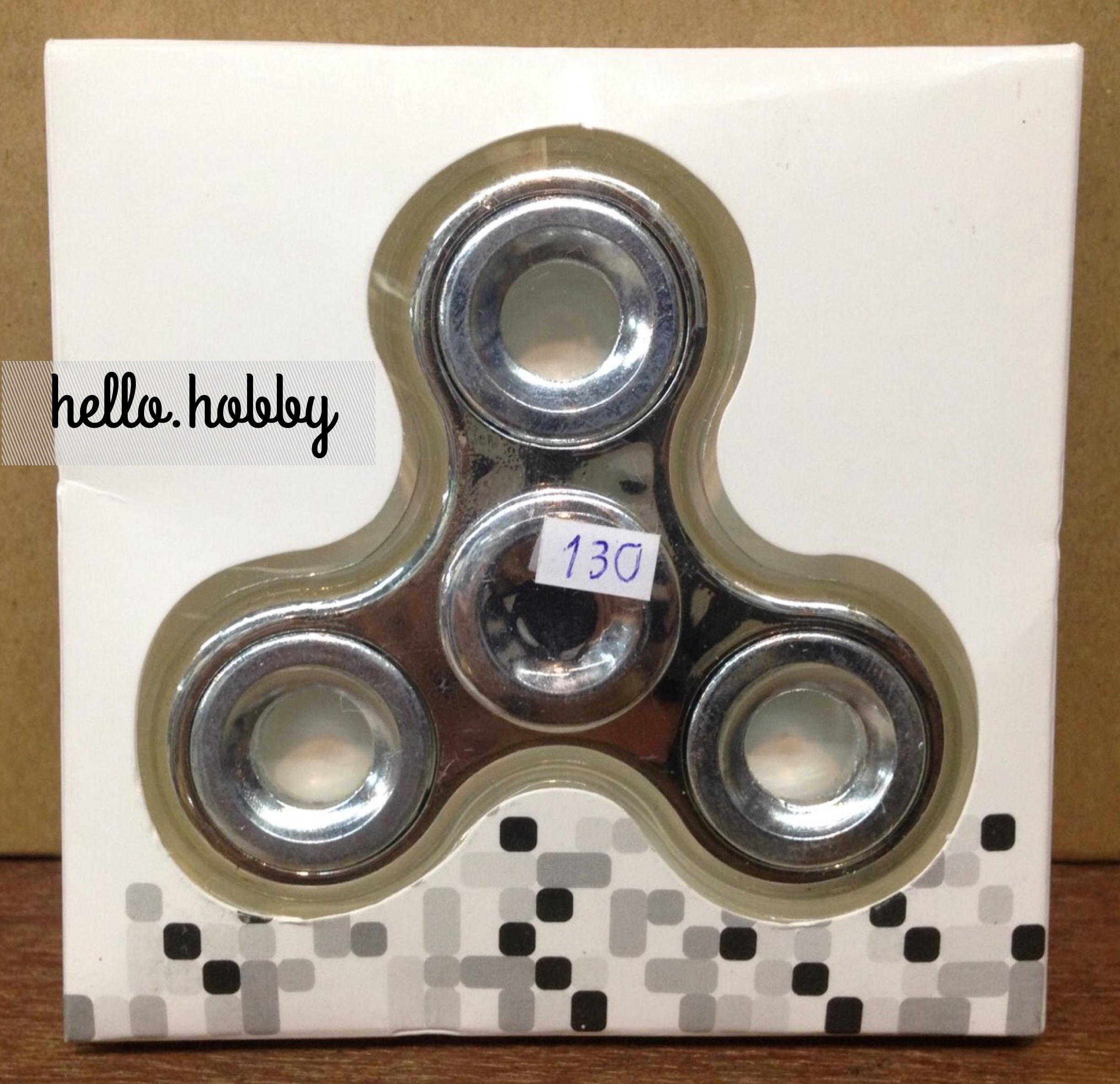 Fidget Spinner - Metal All Silver