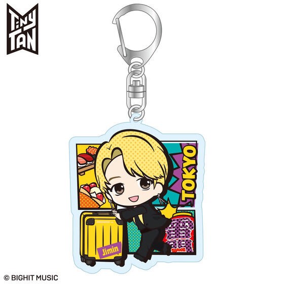 PRE-ORDER : TinyTAN TRAVEL COLLECTION Acrylic Keychain