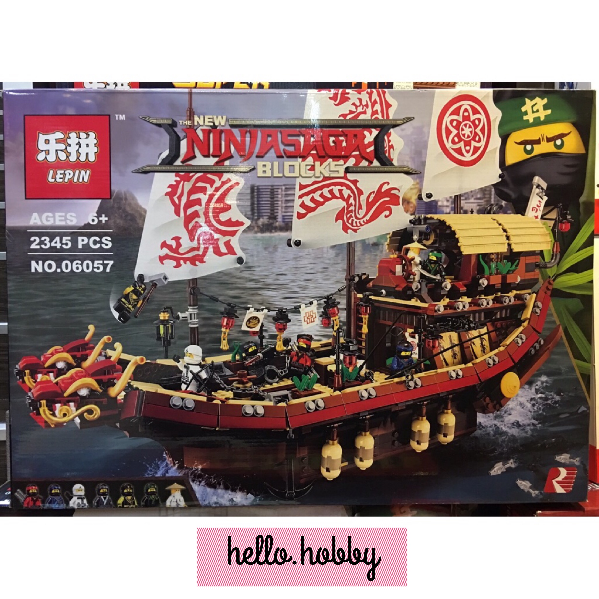 Lepin 06057 Ninjago The Movie : Destiny Bounty 2,345pcs