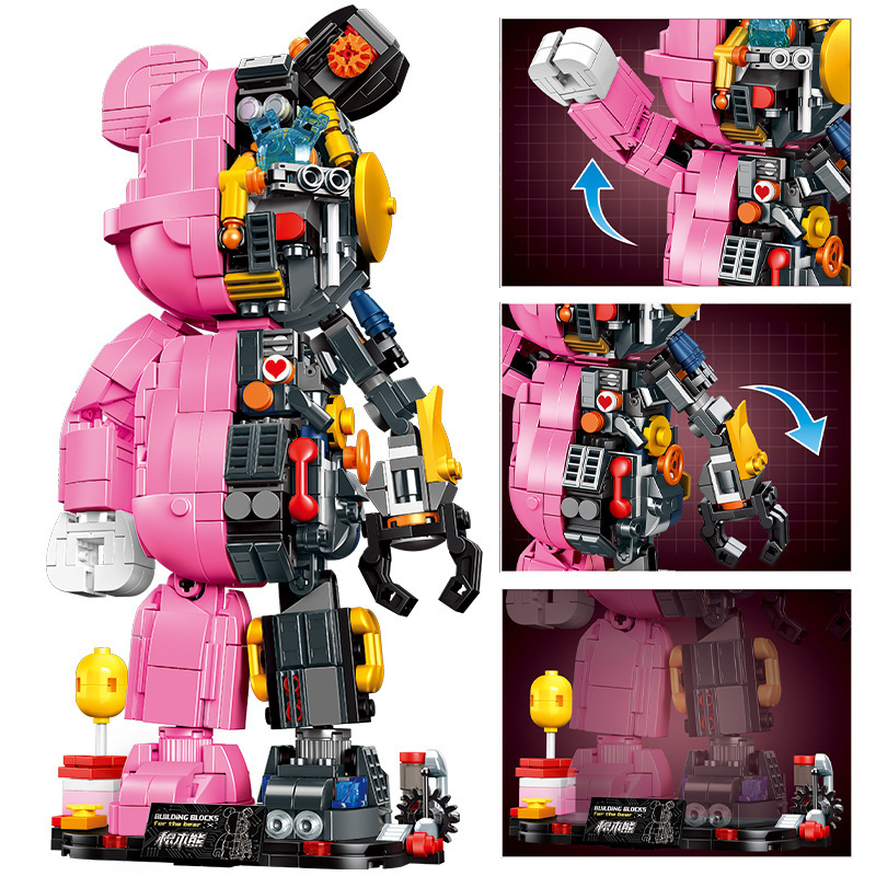 78002-78003 Bearbrick Mechanical Robot