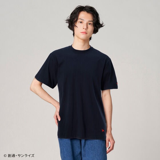 PRE-ORDER : Mobile Suit Gundam Mark Basic Line Embroidery T-shirt