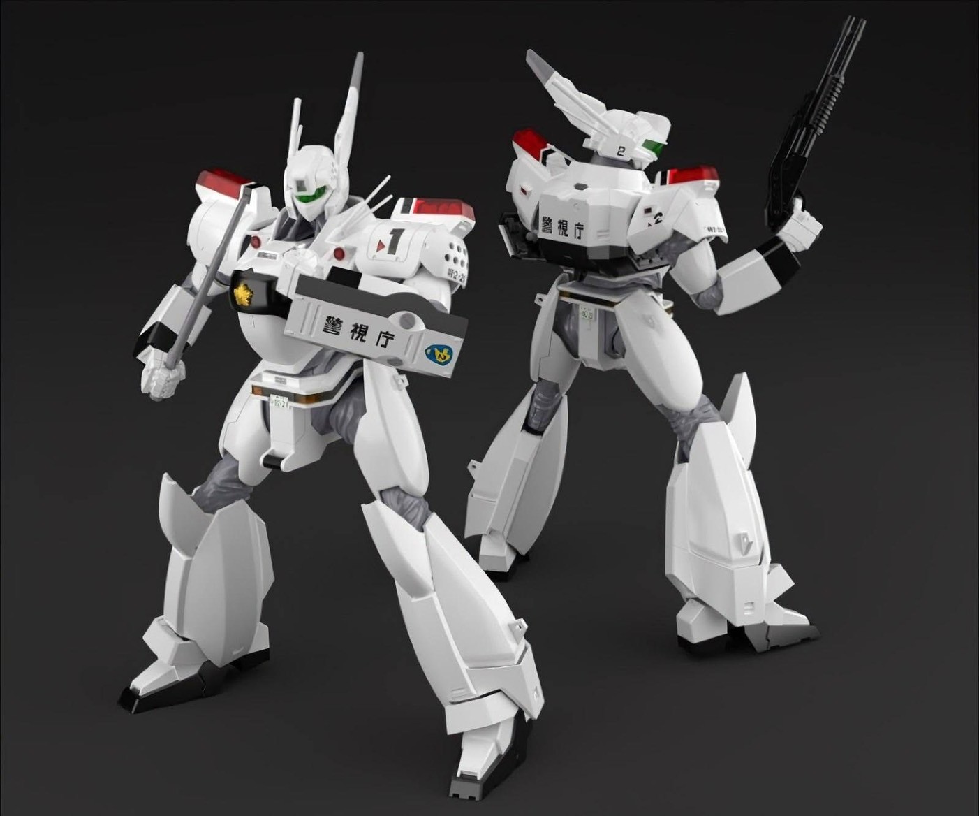 Pre-order : 1/43 Mobile Police Patlabor AV-98 Ingram 2nd + Special Command Vehicle Type 98 Plastic Model Kit by Aoshima
