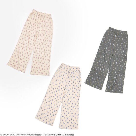 PRE-ORDER : ONOFFY FREE × JoJo's Bizarre Adventure: Stone Ocean Total Pattern Bottoms