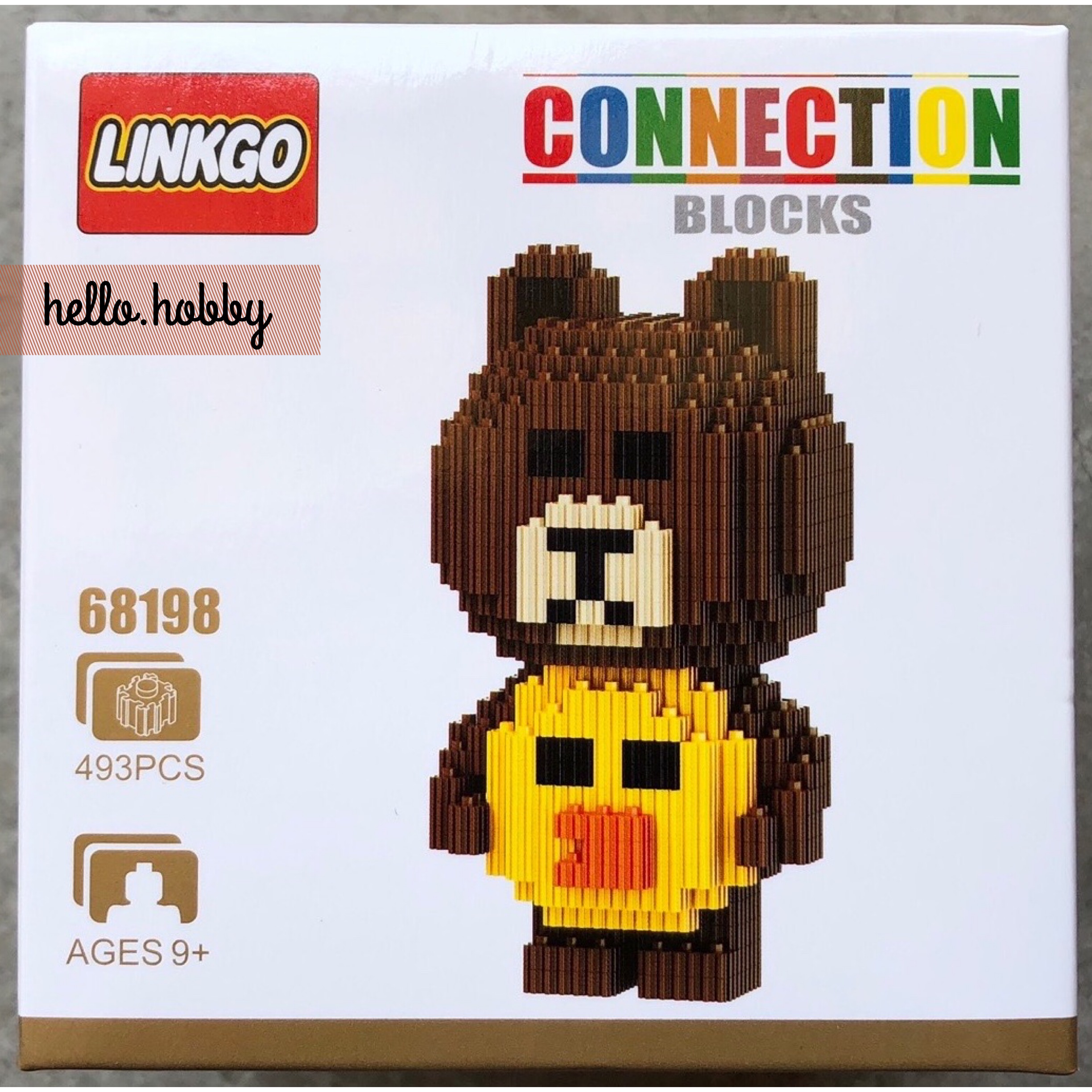 Linkgo 68198 Line Friends Brown 493pcs