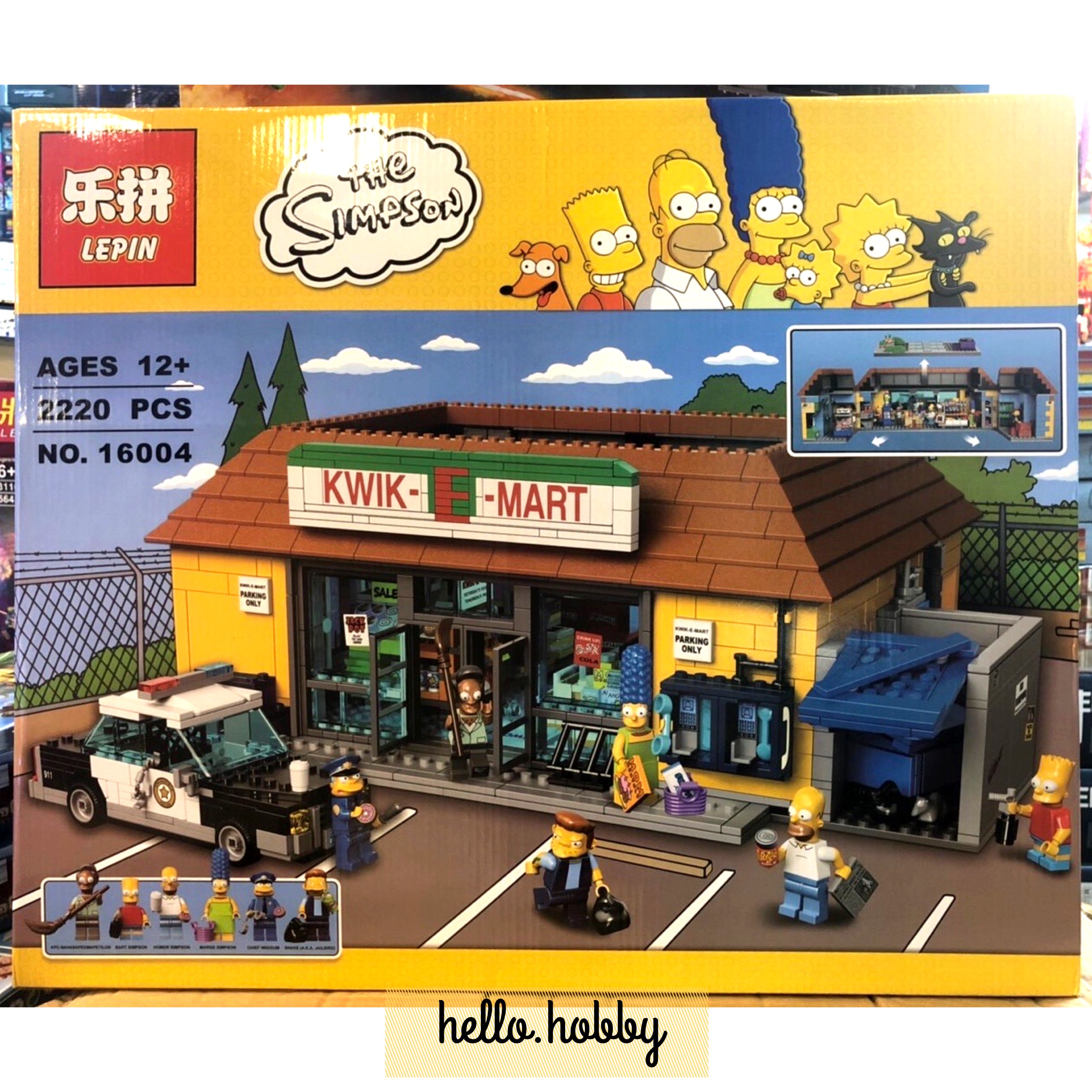 Lepin 16004 The Simpsons Kwik-E-Mart 2220pcs