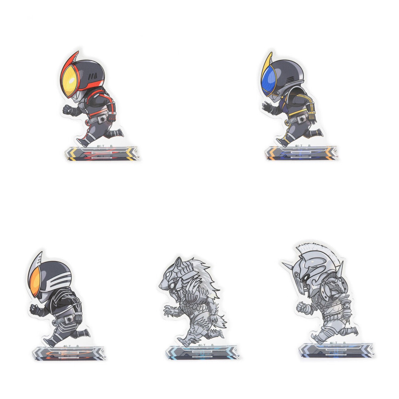 PRE-ORDER : Kamen Rider 555 Running Deformed Series Acrylic Keychain / Stand (5 types in total)